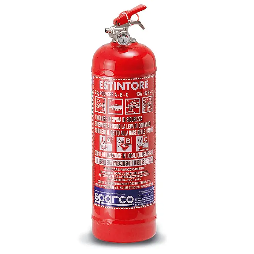 Extincteur Manuel Sparco Acier FIA 2kg