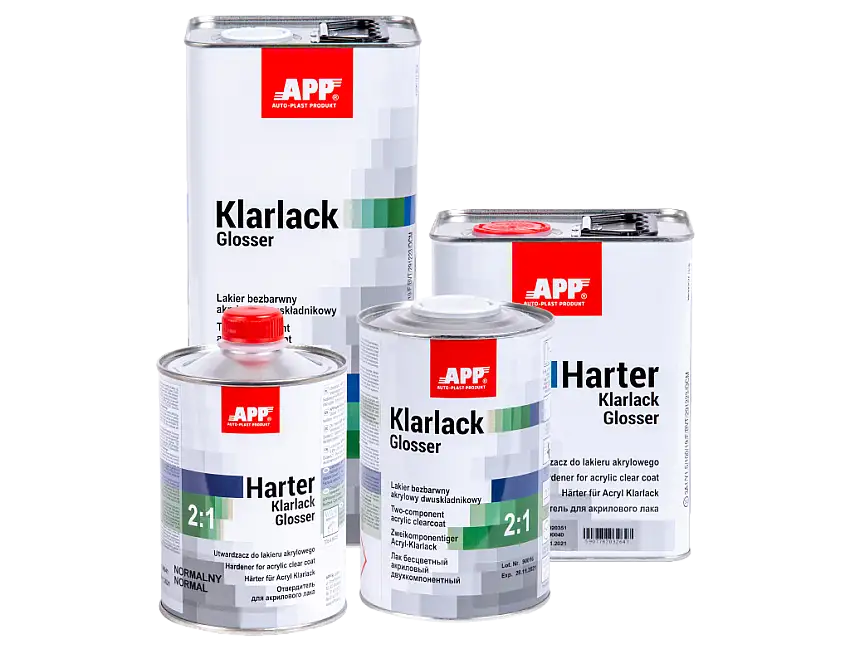 APP Glosser 2:1 kit Vernis + durcisseur