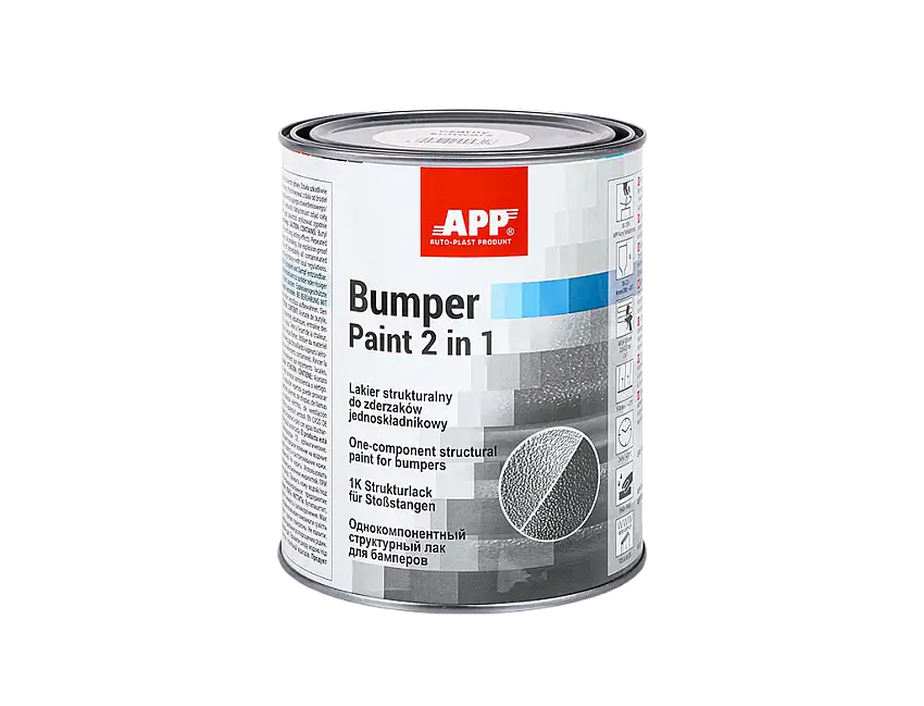APP Bumper Paint 2 in 1 Peinture structurante 1k pour plastique