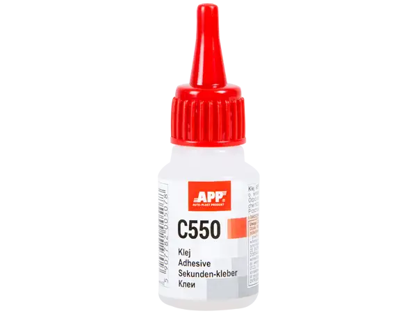 APP C550 Colle cyanocrylate glue pour caoutchouc, matières plastiques