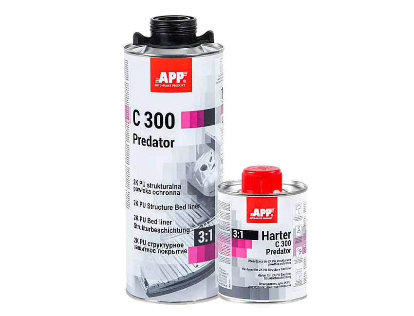 APP Predator 3:1 Noir Revêtement de protection structurel polyuréthane