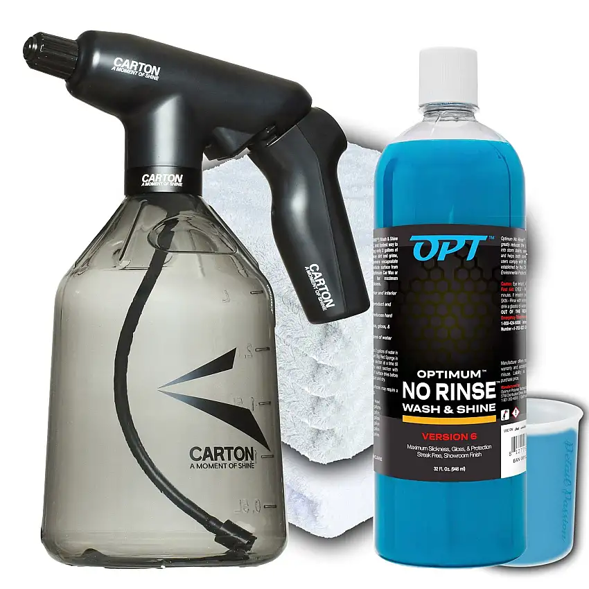 Pack d'aspersion sans rinçage Optimum Rinseless ONRv6 + accessoires de lavage