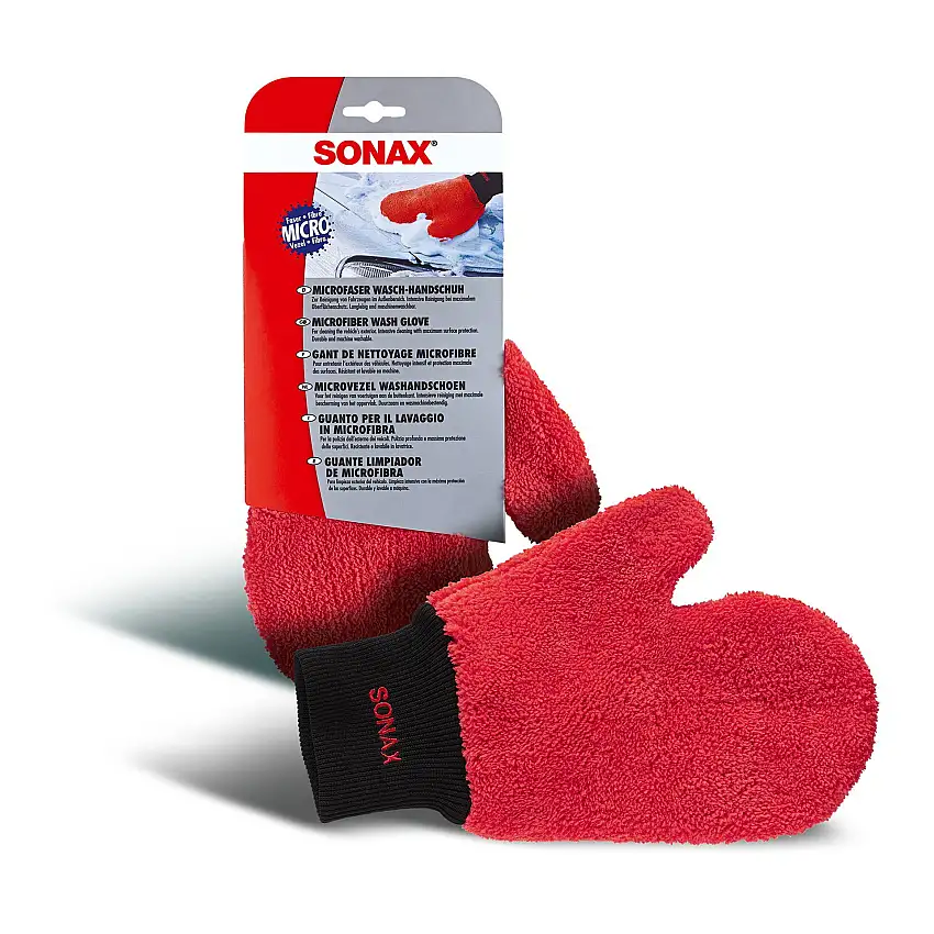 Gant de lavage en microfibre SONAX
