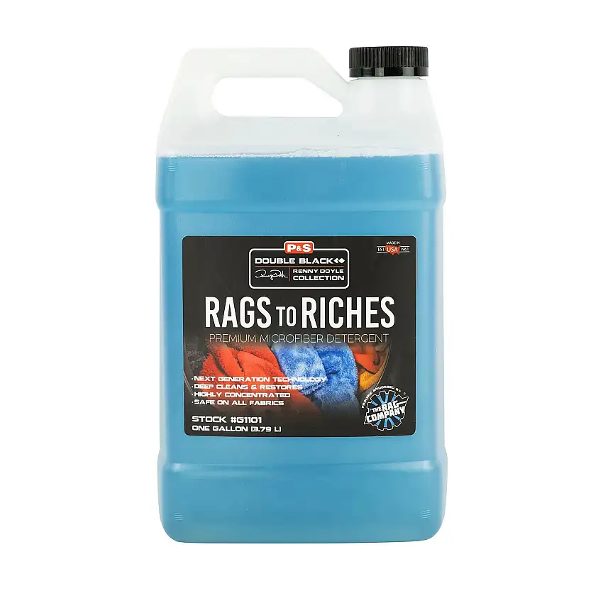 P&S Détergent Microfibre R2R Rags to Riches The Rag Company 3780ml