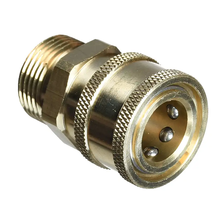 Raccord M Quick Connect en laiton DP Pro 3/8in M22 avec un diamètre de 14mm pour MTM Hydro