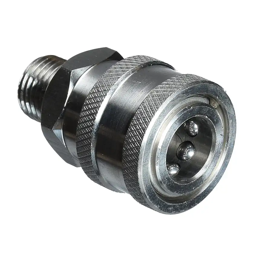 Raccord rapide 1/4in M Quick Connect en acier inoxydable pour MTM Hydro