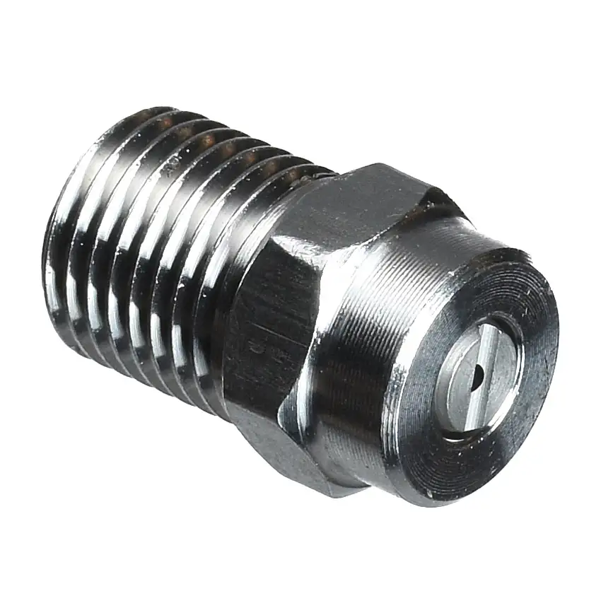 Buse de pulvérisation filetée DP Pro 025 en acier inoxydable 1/4in à 25 degrés