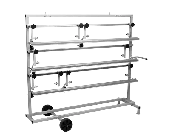 NTools SPM 5 Chariot de marouflage pour 5 rouleaux de papier de 30 à 1
