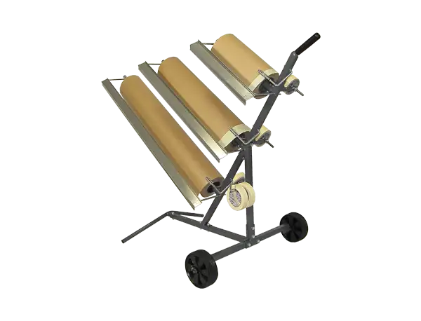 NTools SPMU 3 Chariot de marouflage pour 3 rouleaux de papier de 30 à