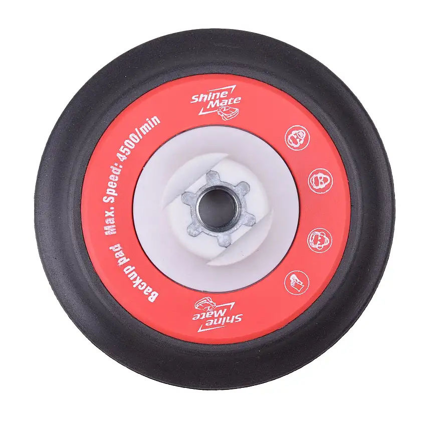 Disque de support ShineMate FlexEdge 125mm M14-2 pour polisseur rotatif