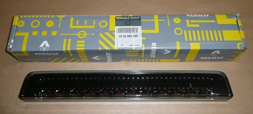 Original FEU STOP ADDITIONNEL NOIR FUME RENAULT LAGUNA III GRANDTOUR , 265900018R