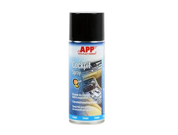 APP Cockpit Spray Produit sans silicone pour nettoyage des cabines de
