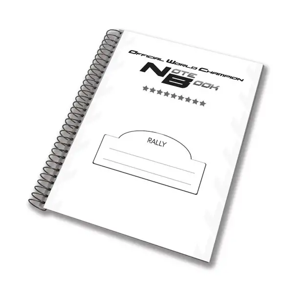 Cahier de note Rallye LogiRace