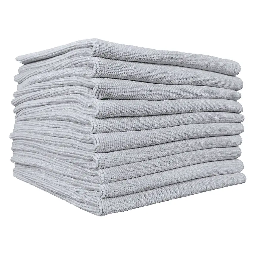 Chiffon en microfibres Ceramic Buff Pearl Double40 gris glace 10 pièces