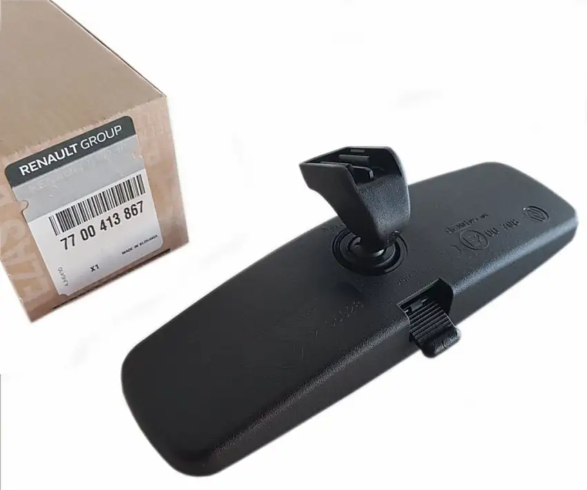 Rétroviseur intérieur d'origine fixé au pare-brise pour Renault Twingo Clio II , 7700413867