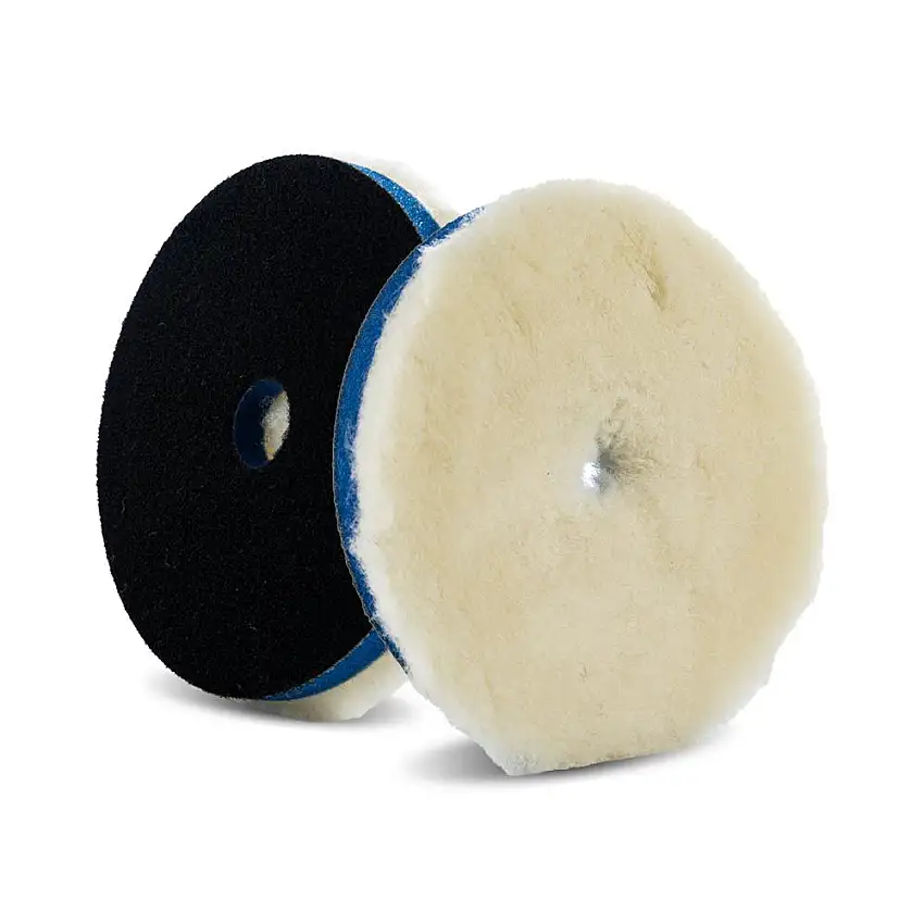 Tampon de polissage en laine d'agneau 125mm avec interface 22mm Ø 125/130mm