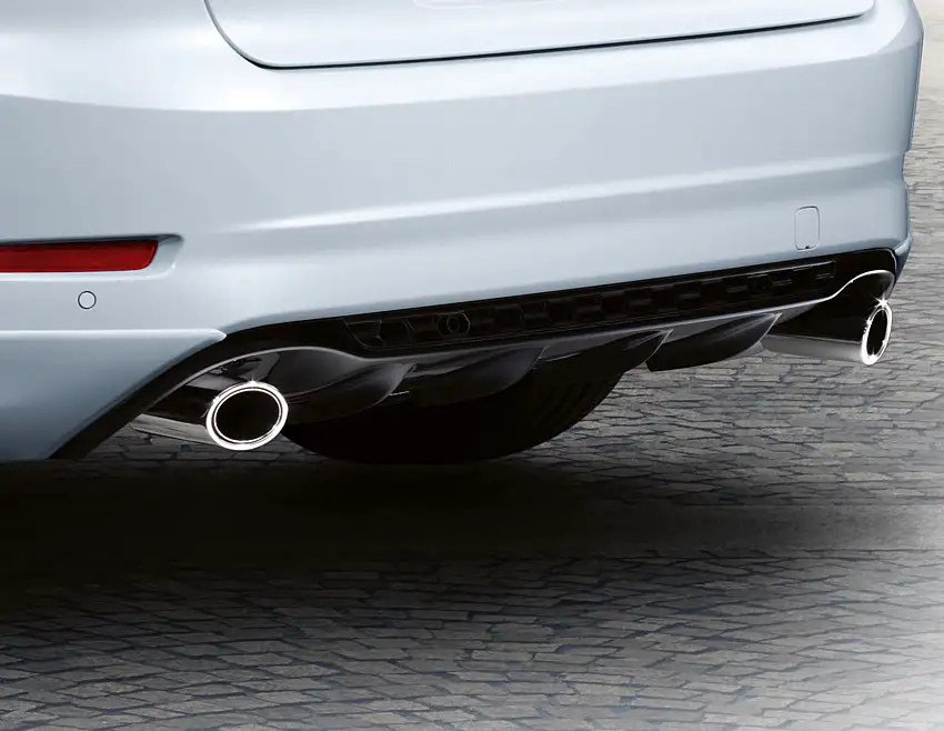 Originale Ford Mondeo Diffuseur inférieur de bouclier arrière noir hau