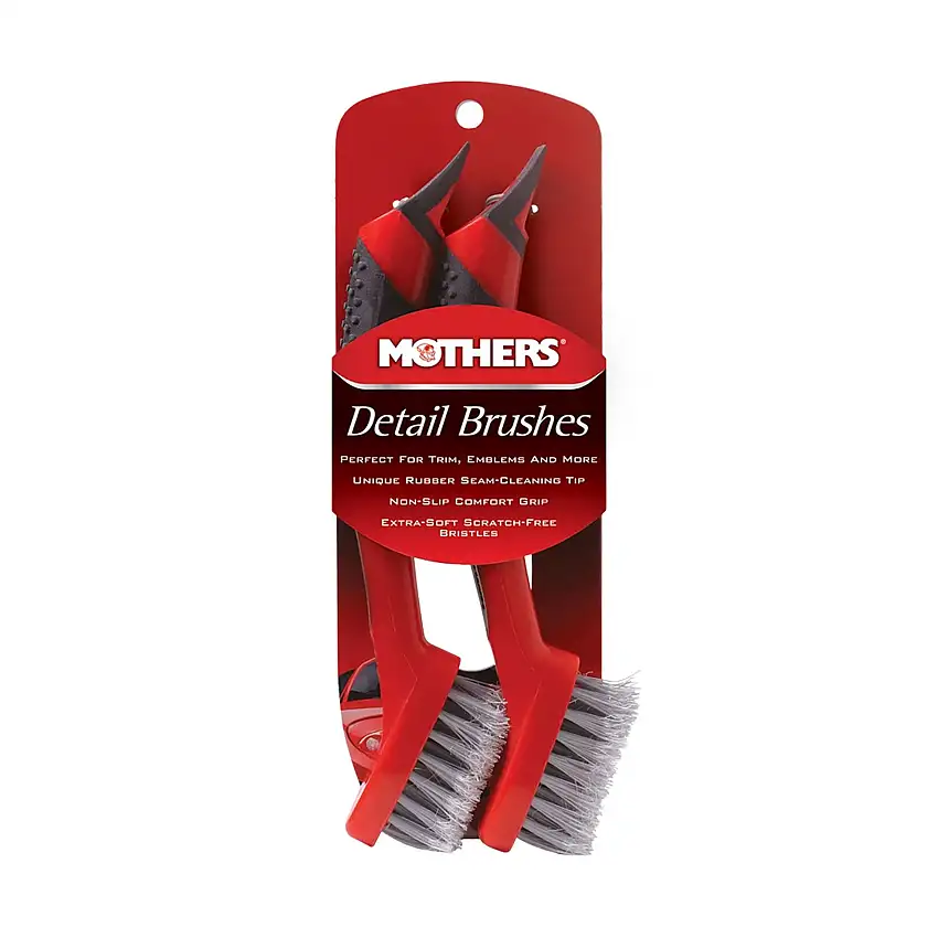 Set de brosses Detail Mothers - 2 pièces pour emblèmes et plaques signalétiques