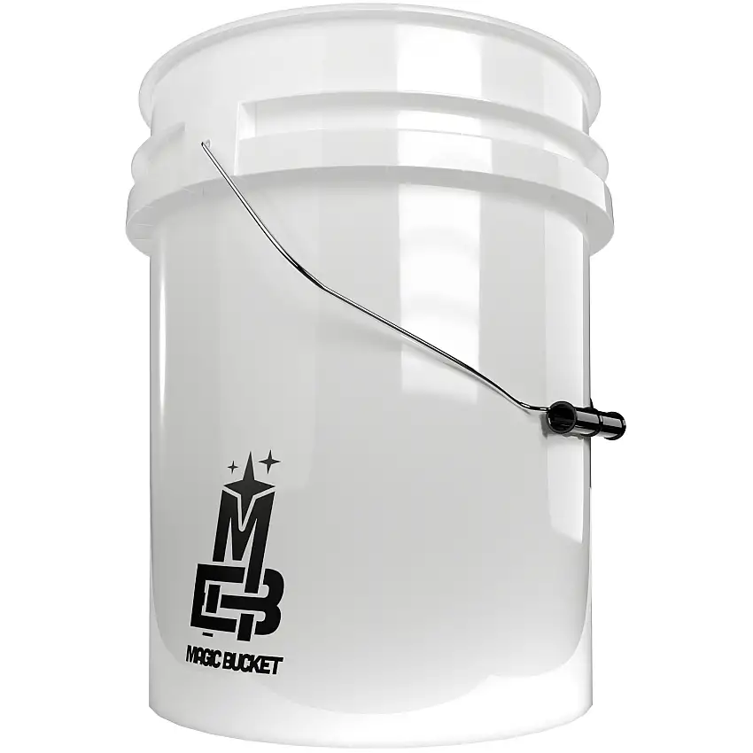 Seau Magique 5 Gallons environ 20 Litres blanc