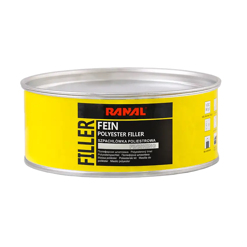 Mastic Finition Blanc ranal 2kg + durcisseur