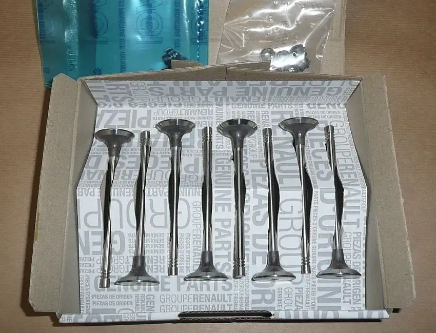 Original 8x soupapes d'admission Renault 2.0 dCi M9R722 M9R610 M9R830 , 132012274R