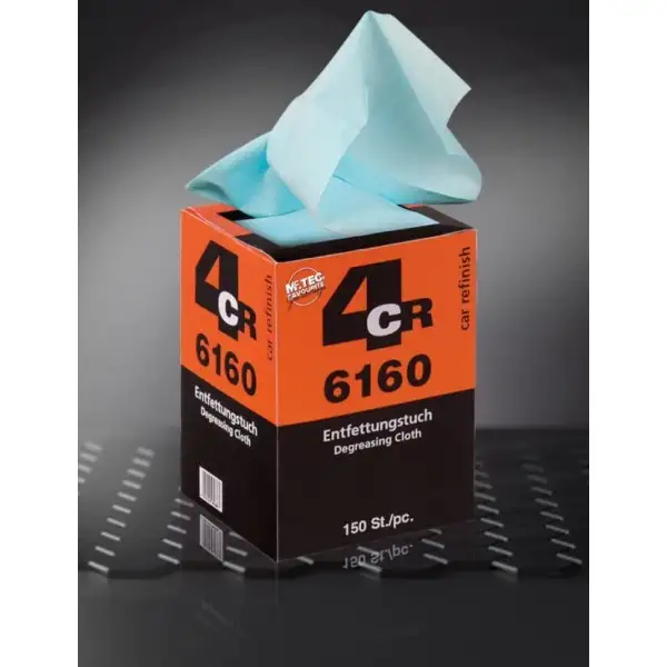 Chiffons de nettoyage 30x38cm 4CR Bleu 150 unités 6160.0150