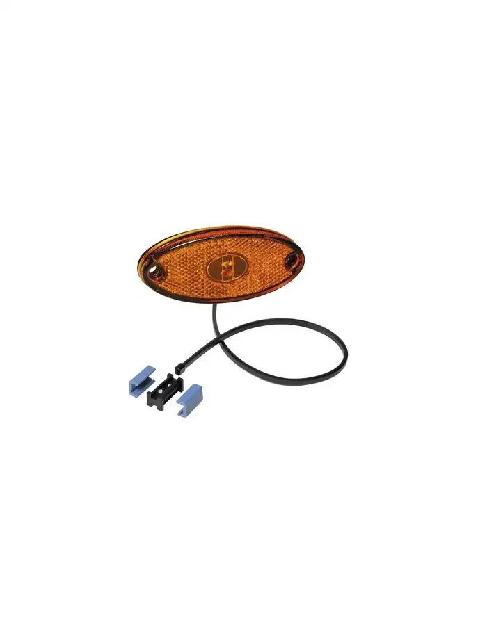 Feu latéral orange ASPOCK + catadioptre + cable
