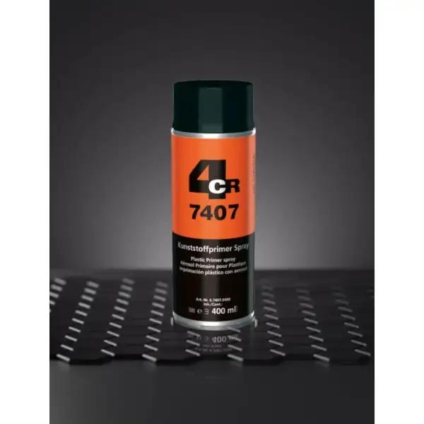 Primaire aérosol plastique Argent transparent 7407.0400 4CR 400ml