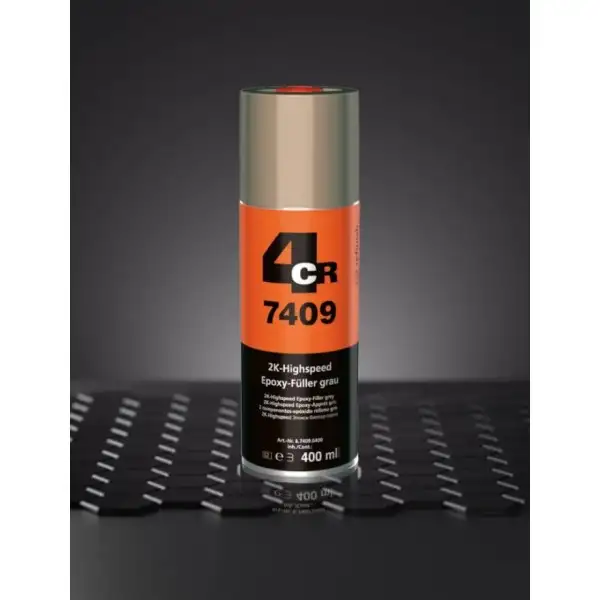 Apprêt aérosol 2K époxy Gris 4CR 400ml 7409.0400