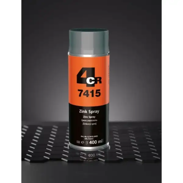 Aérosol zinc anticorrosion gris 7415.0400 400ml 4CR