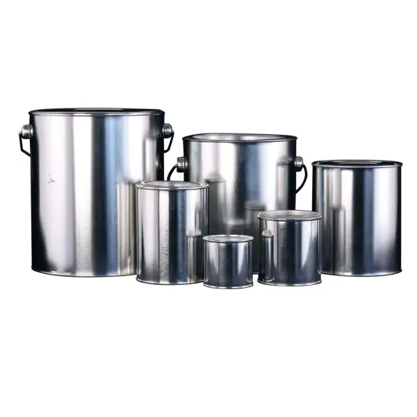 Bidon métal et couvercle 4CR 5L 20 unités