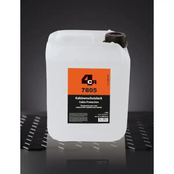Protection de cabine transparent 10L 7805.0010 4CR