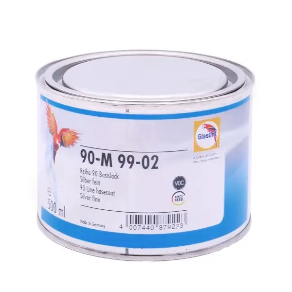 Peinture 90-M99-02 Glasurit ligne 90 0.5L argent fin | Carross