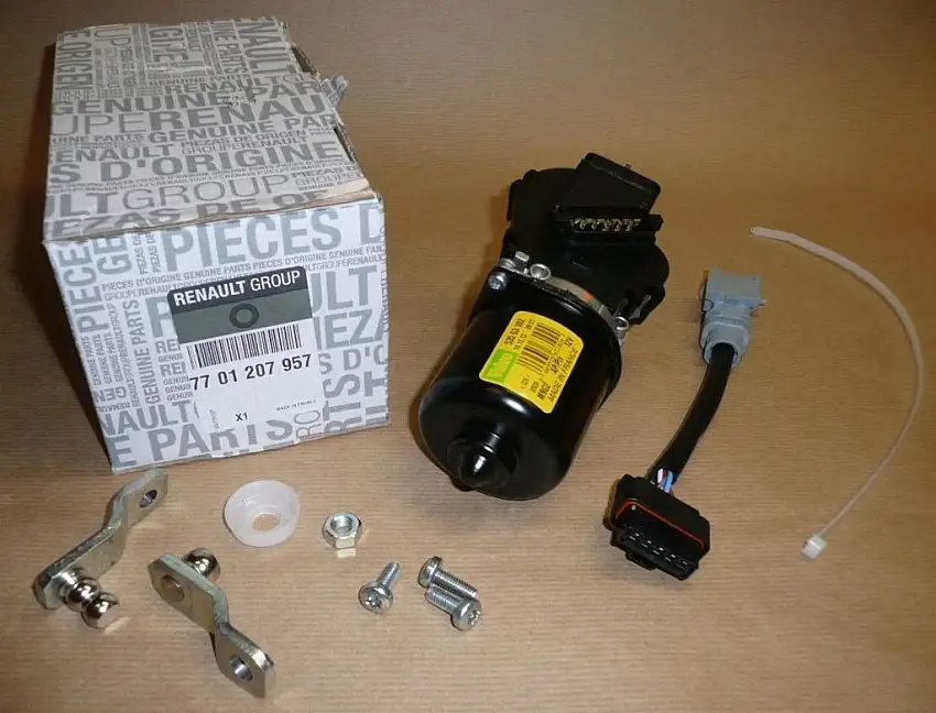 Moteur d'essuie-glace avant d'origine pour RENAULT KANGOO 7701207957, 7701207957