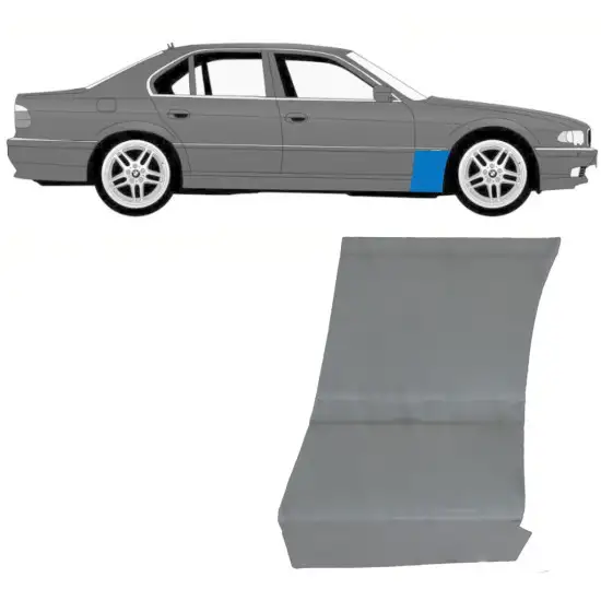 Panneau de réparation de l’aile avant pour BMW 7 E38 1994-2001 / Droite <br/>ID:11785