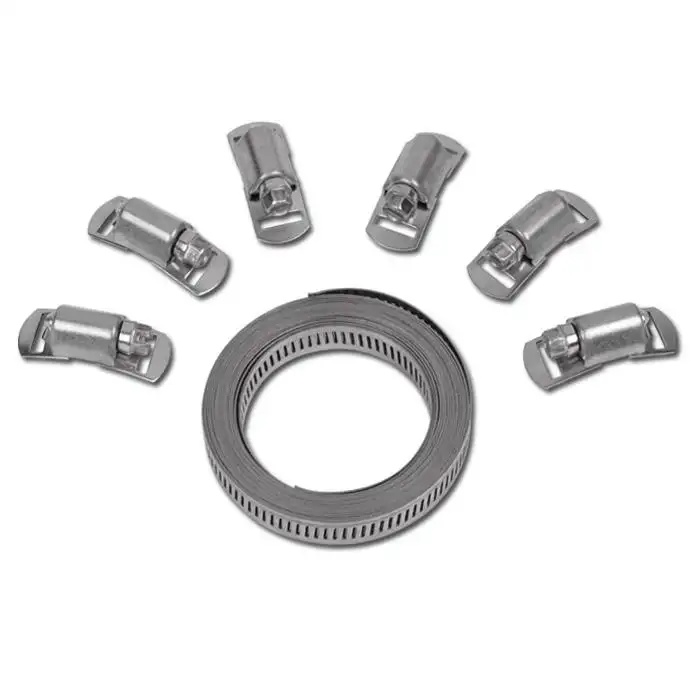 Kit collier au mètre INOX W4 ou ACIER W2 largeur 14 mm