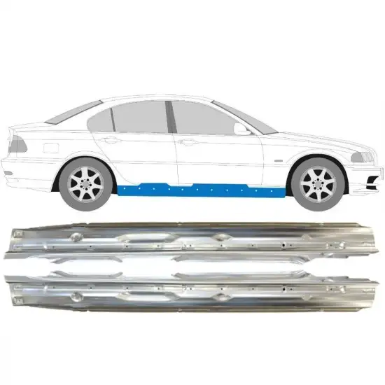 Panneau de réparation du seuil pour BMW 3 E46 1998-2006 / Gauche+Droit / Ensemble <br/>ID:14997