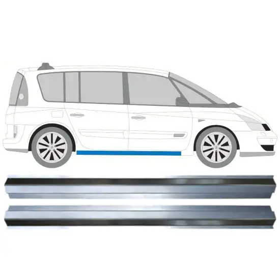 Réparation bas de caisse inférieure pour Renault Espace 2002-2015 / Gauche+Droit / Ensemble <br/>ID:14987