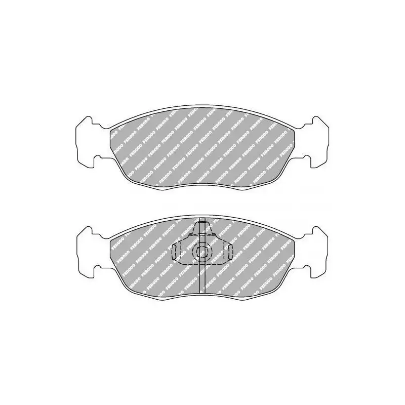 PLAQUETTES  FERODO DS2500 FCP876H  SAXO 16V VTS//106 S16 //106 RALLYE  AVANT
