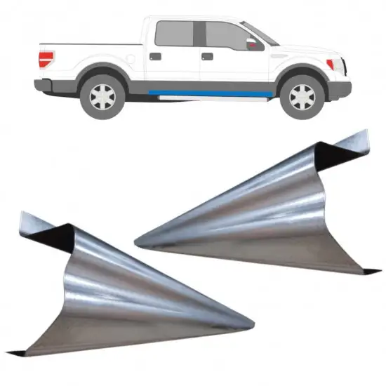 Réparation bas de caisse intérieur pour Ford F-150 2008-2014 / Gauche = Droite (symétrique) / Ensemble <br/>ID:11753