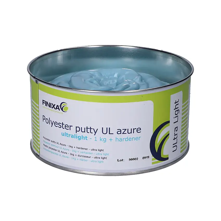 Mastic polyester putty ultra light - azure GAP 31 finixa