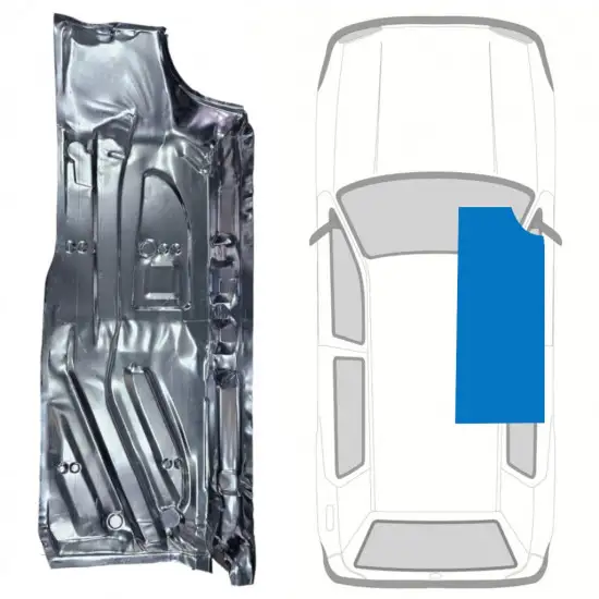 Panneau de réparation du plancher pour Volkswagen Golf 3 1991-1998 / Droite <br/>ID:12441