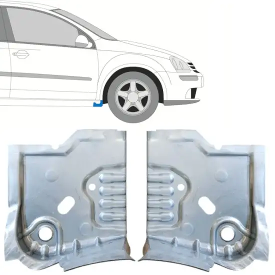 Panneau de réparation de l'extrémité du seuil pour Volkswagen Golf 5 2003-2009 / Gauche+Droit / Ensemble <br/>ID:14909
