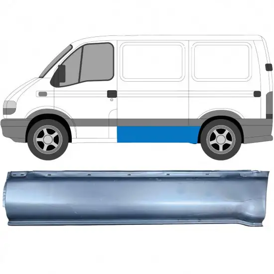 Panneau de réparation latéral pour Renault Master 1998-2010 / Gauche <br/>ID:6916