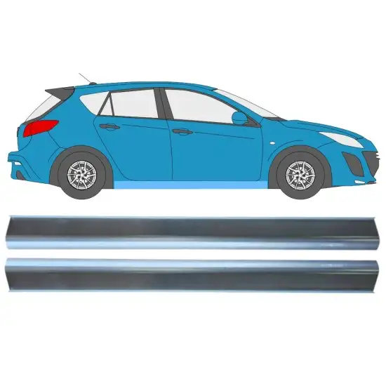 Réparation bas de caisse pour Mazda 3 2009-2013 / Gauche+Droit / Ensemble <br/>ID:15013