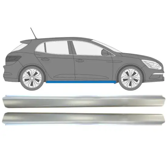 Réparation bas de caisse pour Renault Megane 2016- / Gauche+Droit / Ensemble <br/>ID:15009