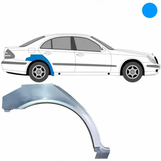 Panneau de réparation arc d'aile arrière pour Mercedes E-Class W211 2002-2009 / Droite <br/>ID:5739