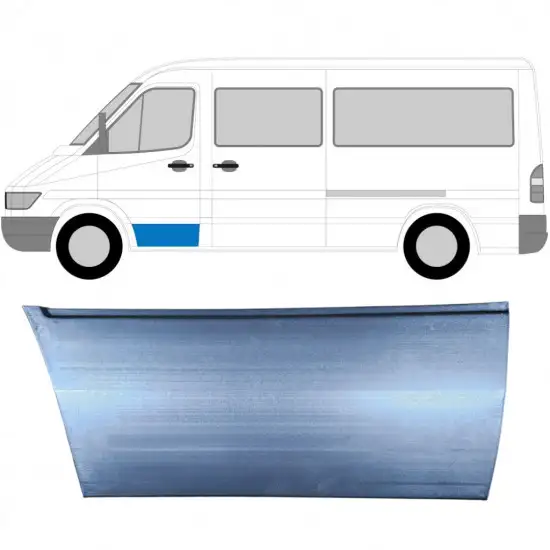 Panneau de réparation de porte avant pour Mercedes Sprinter 1995-2006 / Gauche <br/>ID:6744