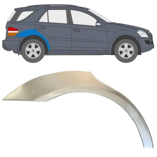 Panneau de réparation arc d'aile arrière pour Mercedes-Benz M-Class ML W164 2005-2011 / Droite <br/>ID:14929