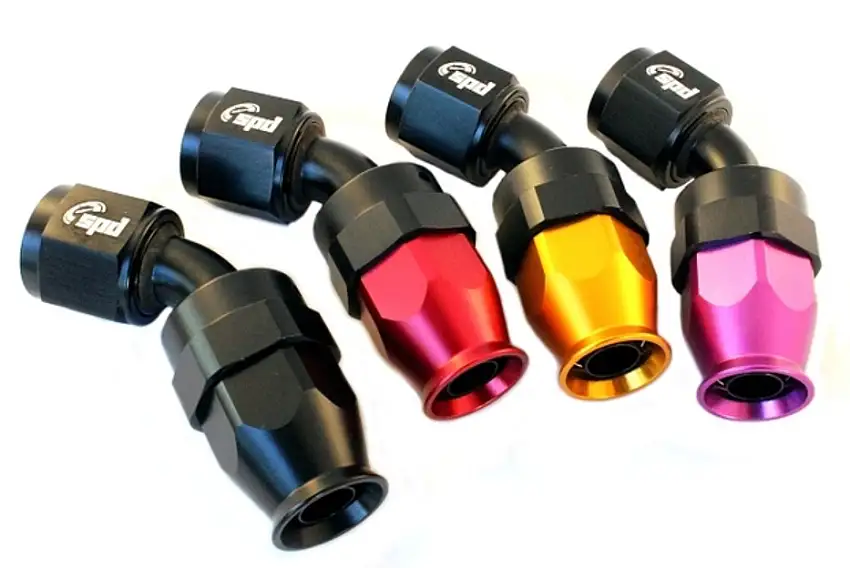Raccord AN4 45° PTFE